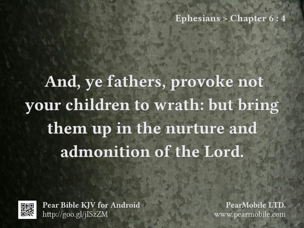 Ephesians, Chapter 6:4